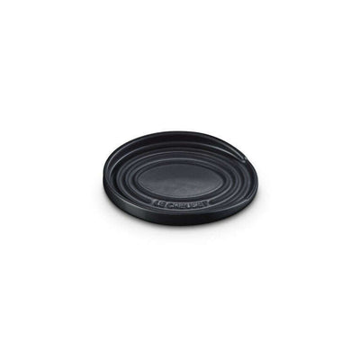 Stoneware Oval Spoon Rest Satin Black