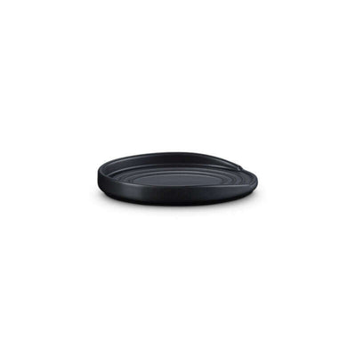 Stoneware Oval Spoon Rest Satin Black