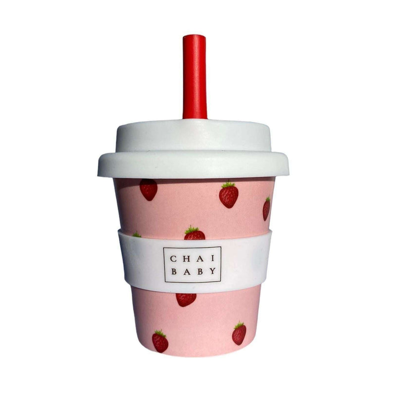 Strawberries and Cream Babyccino Cup