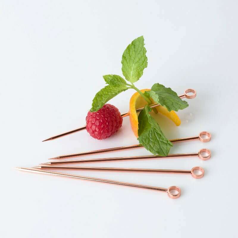 Summit Copper Cocktail Picks 6 Pack