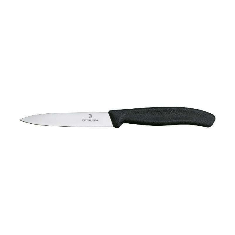 Swiss Classic Paring Knife 10cm Straight Edge Black