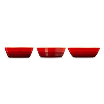 Tapas Dishes Set of 3 Cerise