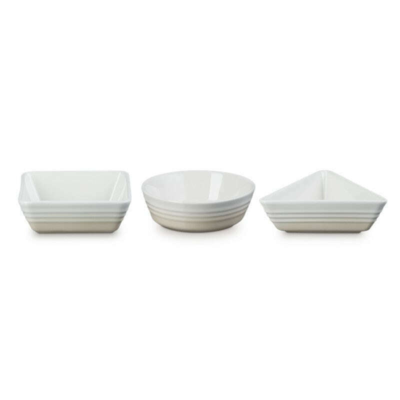 Tapas Dishes Set of 3 Meringue