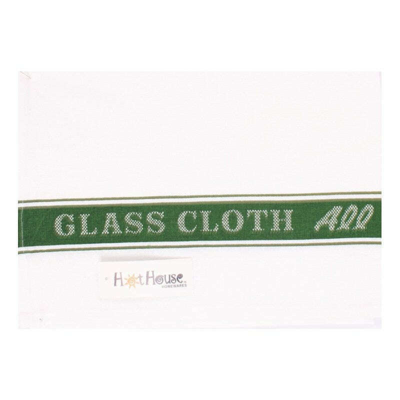 Tea Towel Cotton Glass Cloth Green