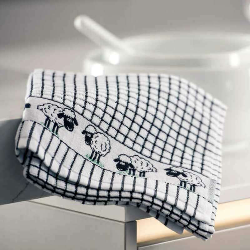 Tea Towel Poli Dri Black Sheep