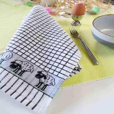 Tea Towel Poli Dri Black Sheep