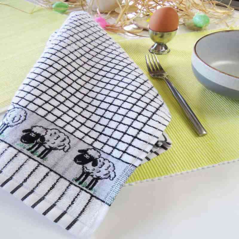 Tea Towel Poli Dri Black Sheep