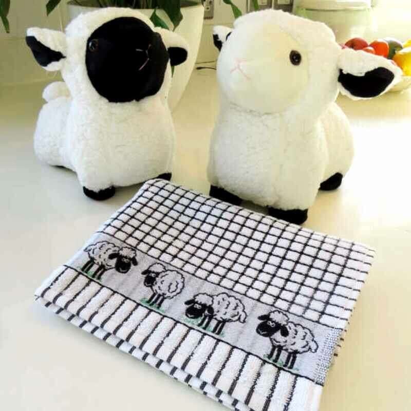 Tea Towel Poli Dri Black Sheep