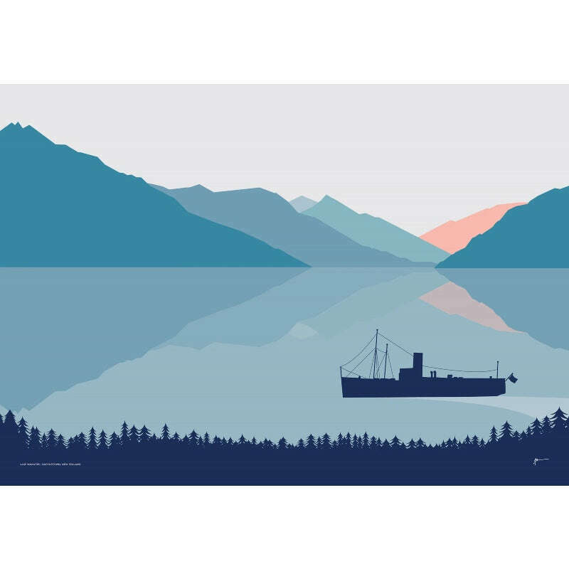 The Earnslaw, Lake Wakatipu Print