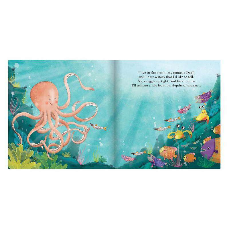 Jellycat The Fearless Octopus Book Mooch