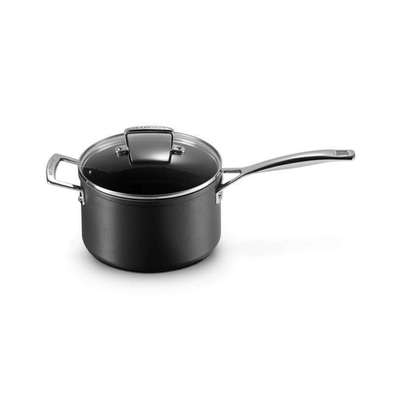 Toughened Non-Stick 3 Piece Saucepan Set