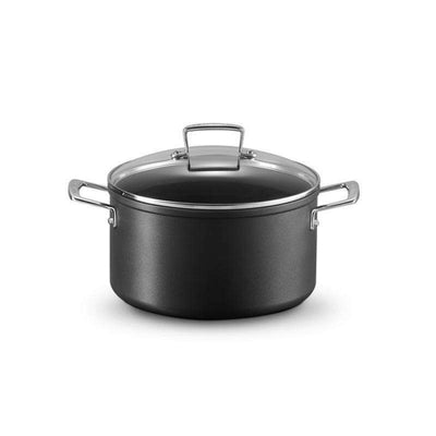 Toughened Non-Stick Deep Casserole with Lid 24cm