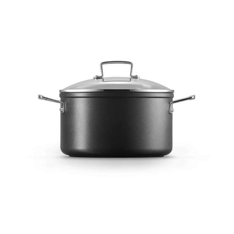 Toughened Non-Stick Deep Casserole with Lid 24cm