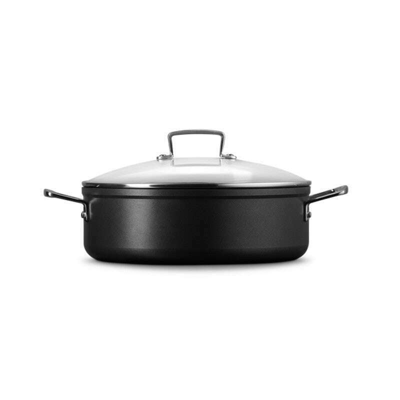 Toughened Non-Stick Sauteuse w Glass Lid