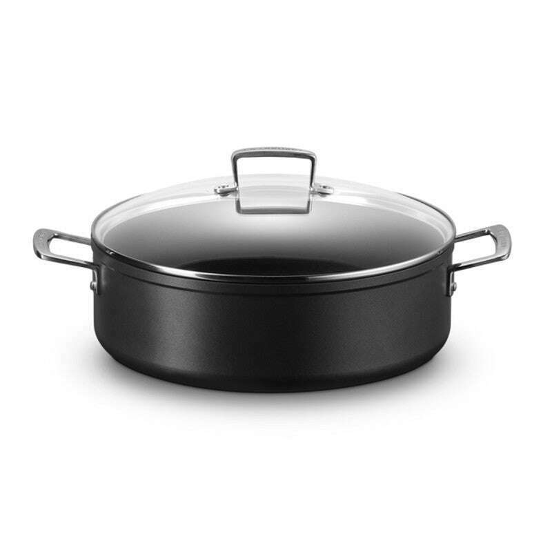 Toughened Non-Stick Sauteuse w Glass Lid