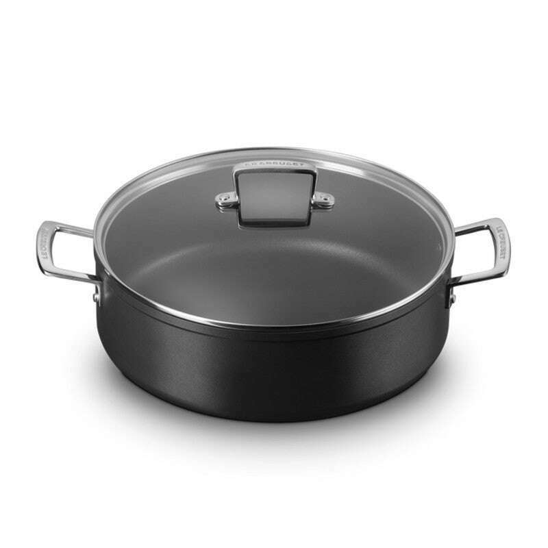 Toughened Non-Stick Sauteuse w Glass Lid