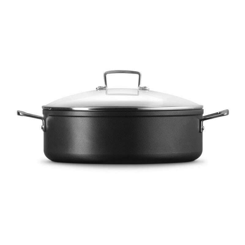 Toughened Non-Stick Sauteuse w Glass Lid