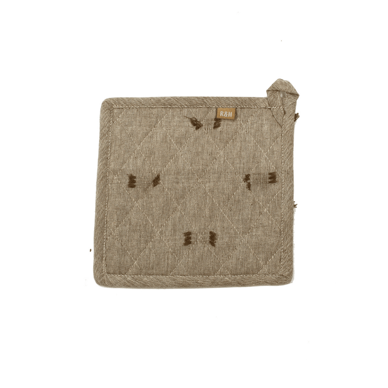 Tuft Pot Holder Burnt Olive