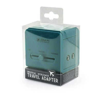 Universal Worldwide Travel Adapter Petrol Blue