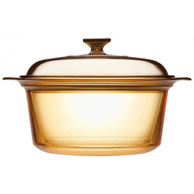 Visions Covered Stockpot 3.5L  Amber