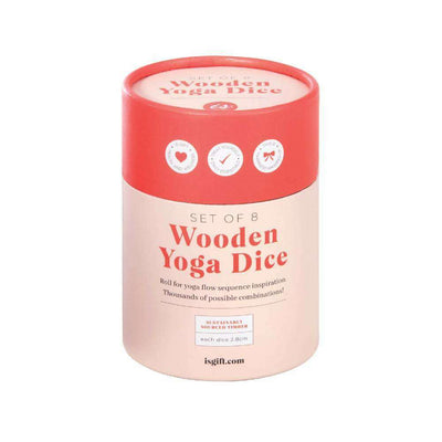 Wooden Yoga Dice Set
