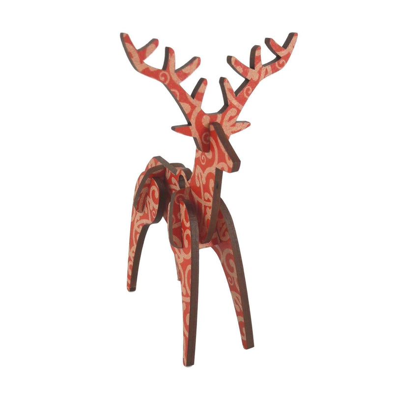 A5 Reindeer flatpack - Koru Red