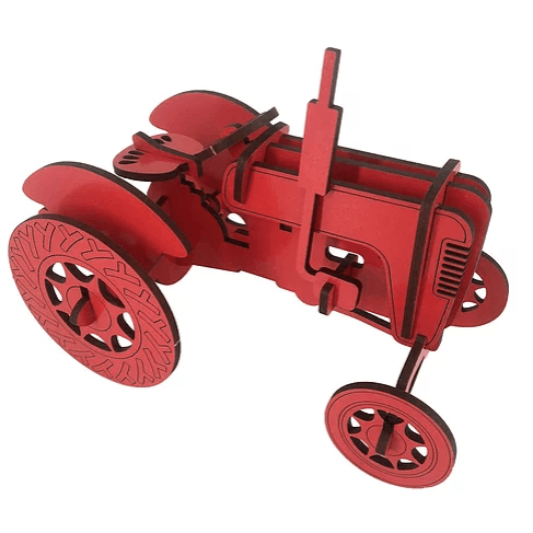 A5 Tractor Flatpack Red