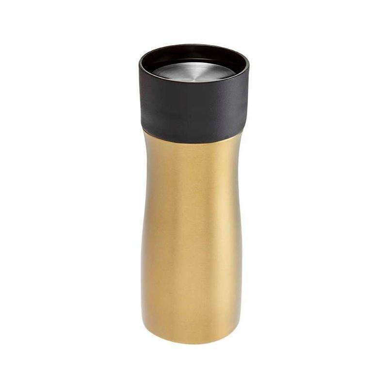 Avery Brushed Gold Travel Mug