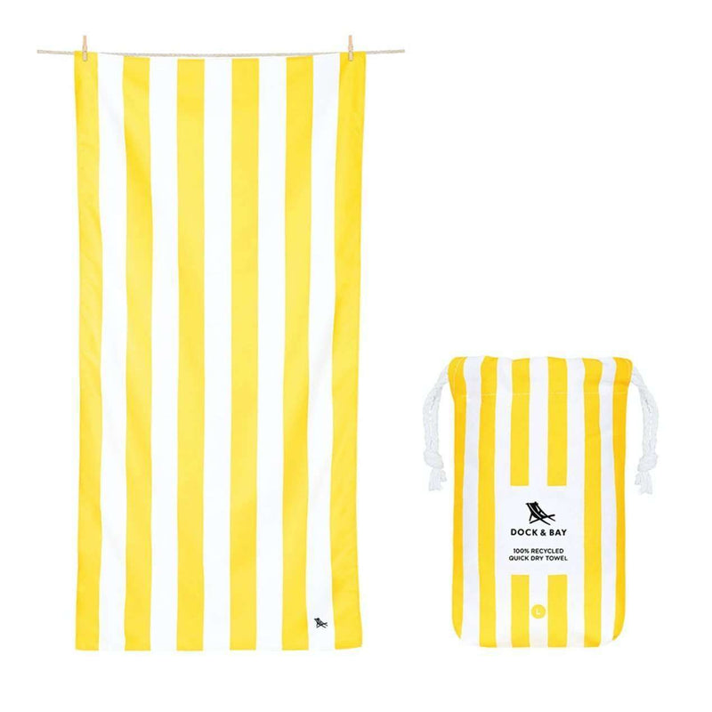 Beach Towel - Cabana Collection - Boracay Yellow