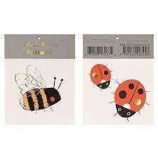 Bee & Ladybird Small Tattoos