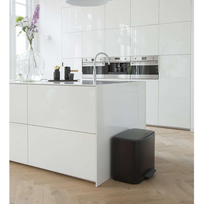 Bo Pedal Bin 3 x 11L Matt Black
