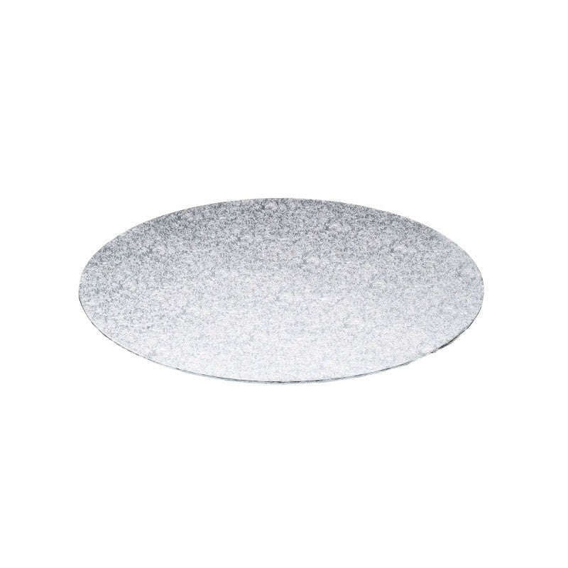 Cake Board Round 35x4cm Silver