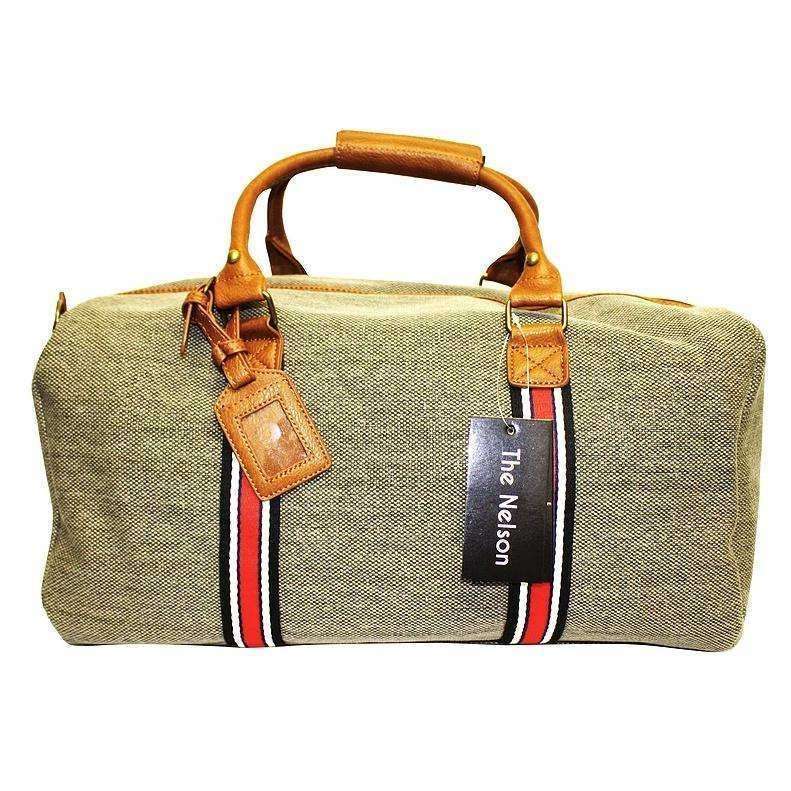 Canvas Overnight Bag- The Nelson Brown