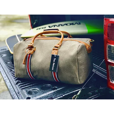 Canvas Overnight Bag- The Nelson Brown