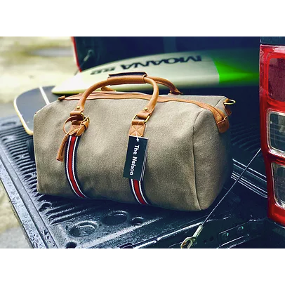 Canvas Overnight Bag- The Nelson Brown