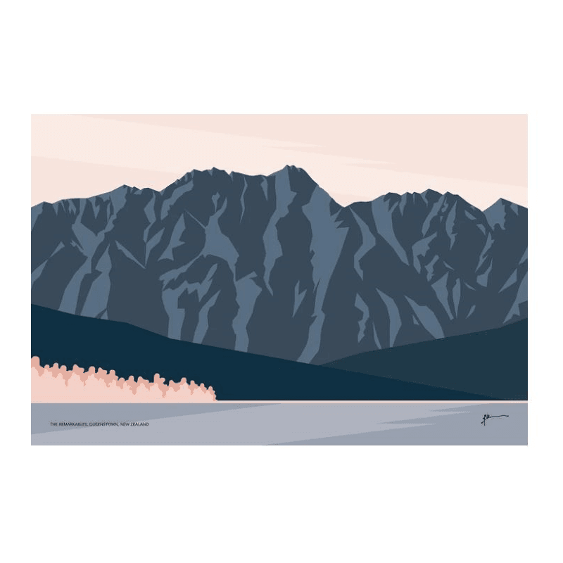 Card - The Remarkables Mountain Range, Queenstown