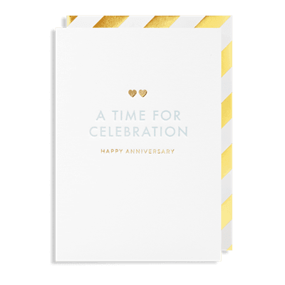 Card Anniversary A Time For Celebration
