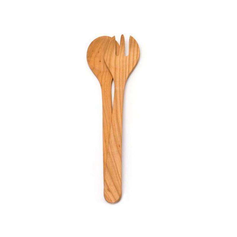 Cherry Wood Salad Servers 35cm