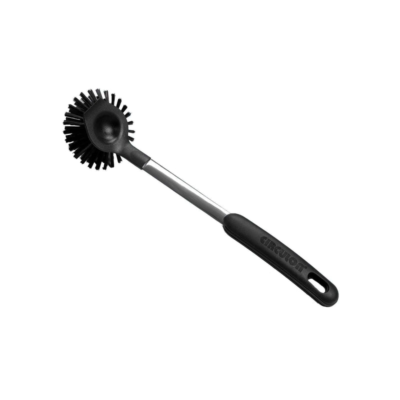 Cleaning brush with scraper head