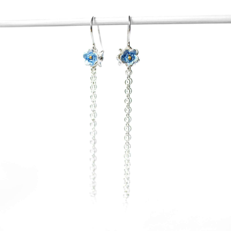 Earrings Forget Me Not Trio Tassel
