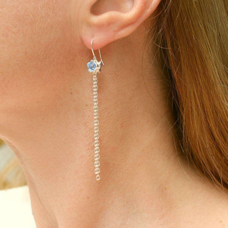 Earrings Forget Me Not Trio Tassel