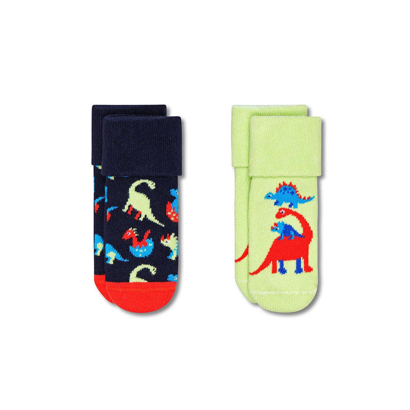 Happy Socks: Kids Terry Socks Dinos (6500) 2- Pack