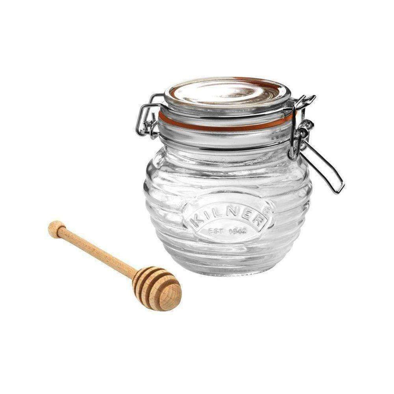 Honey Pot and Spoon 400ml