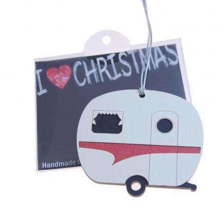 I Love Christmas Decs- Caravan Red