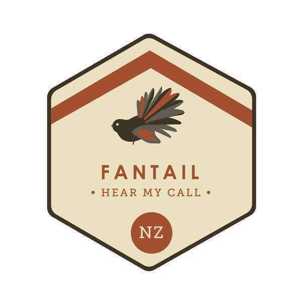 Kiwiana Pin Fantail