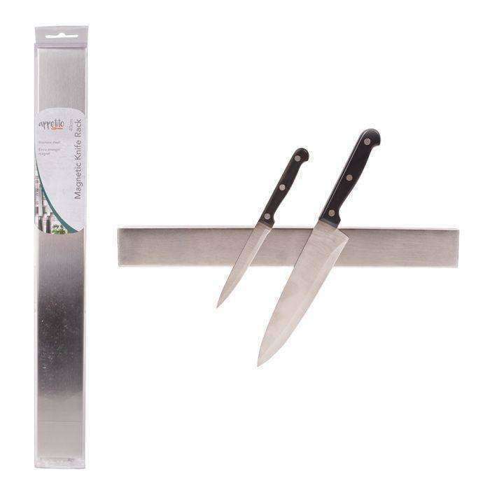 Magnetic Stainless Steel Knife Rack 40cm