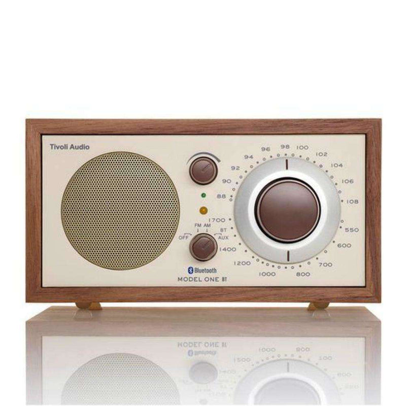 Model One BT AM/FM Bluetooth Radio Walnut/Beige