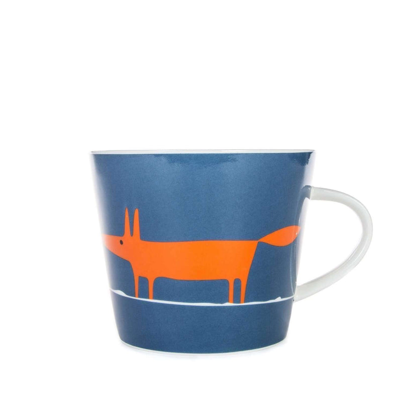 Mr Fox Mug Denim Orange