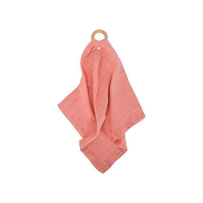 Muslin Security Blanket Coral