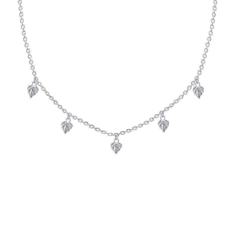 Necklace- Space 5 Leaf Choker